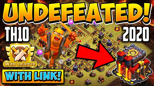 NEW Best UNDEFEATABLE TH10 Base 2020 | TH10 War Base with Copy Link & REPLAYS - Clash of Clans 2020