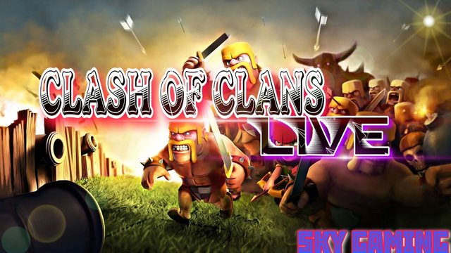 SKY IS LIVE||CLASH OF CLANS||ROAD TO 500 SUBS