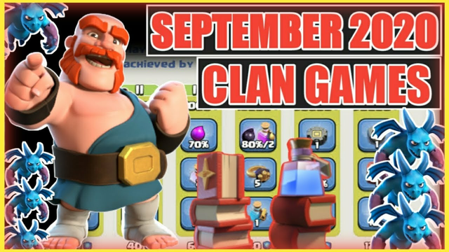 September 2020 Clan Games Rewards Confirmed - COC September 2020 Rewards - September 2020 Clan Games