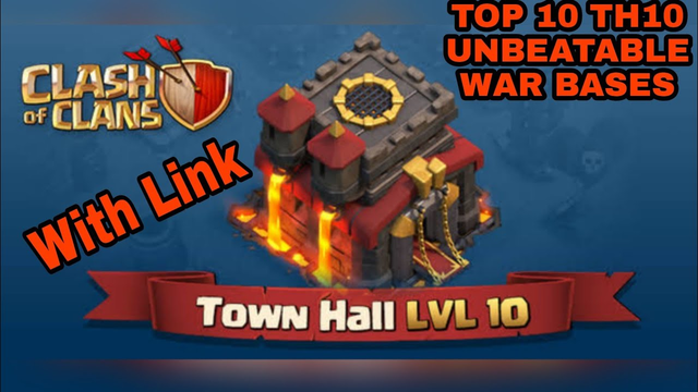 Top 10 TH10 war bases with Links || UNBEATABLE Bases || Clash Of Clans