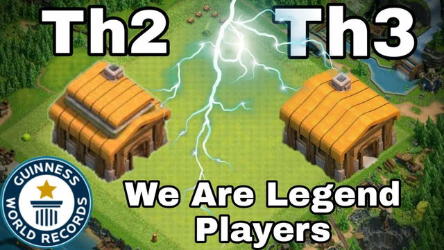 Best Th2 & Th3 Pushers | First Time Th2 & Th3 Player Hit Legend.........Clash Of Clans -COC