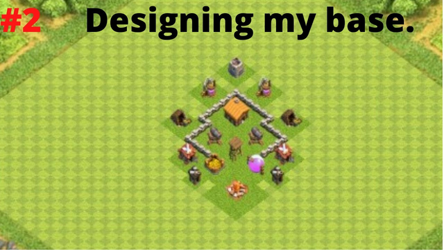 Designing of my base TH2 | Clash of clans | #2