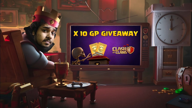 Clash Of Clans Live | 10 X Gold Pass Giveaway