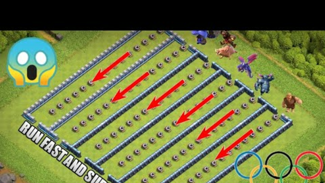 TORNADO OLYMPICS GAMES | WHICH TROOP RUN FAST AND SURVIVE | CLASH OF CLANS