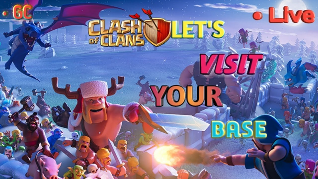 CLASH OF CLANS LIVE   # SUGGESTIONS# BASE VISIT#ROAD TO 350 subs
