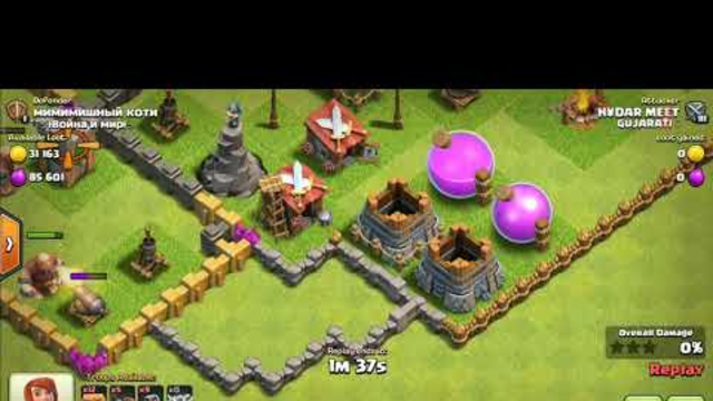 clash of clans TH 6 army 3 star attack