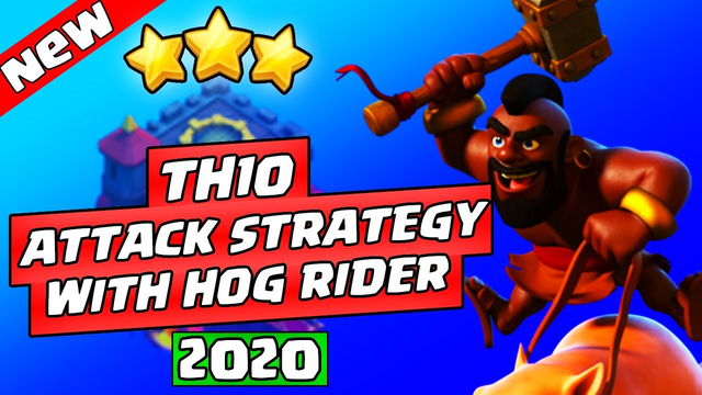 TOP 3 TH10 ATTACK STRATEGY WITH HOG RIDER | Clash of Clans | TOWN HALL 10 ATTACK STRATEGY