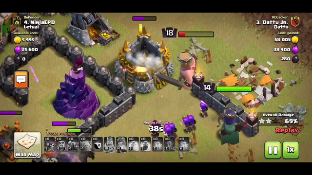 War day clash of clans on poco f1 can we win this war comment on video yes or no