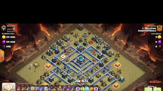 Clash of clans ,my clan mate 3 starring max th 13