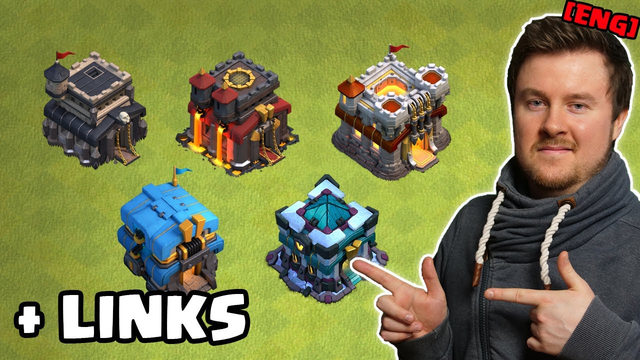 Bases for Townhall 9-13 | Top Clan War Bases with Link | #clashofclans