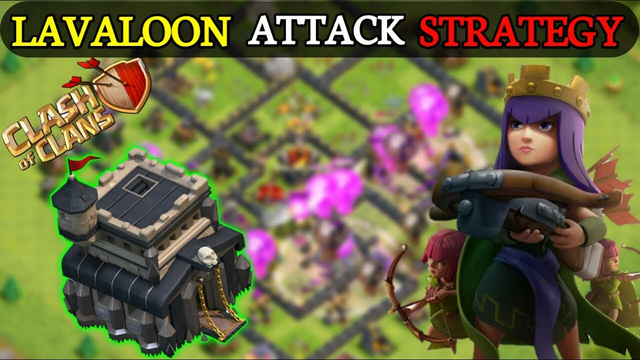 Lavaloon attack stratrgy | Th9 best attack strategy for battle | Clash of clans