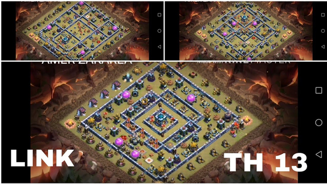 TOP 3 BEST WAR BASE TH 13 +LINK 2020 CLASH OF CLANS