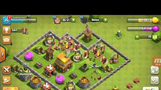 We are now town hall four! (Clash of Clans)