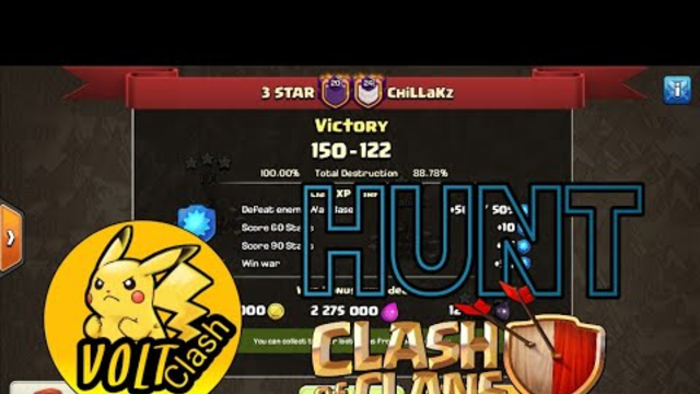 3 STAR vs ChiLLaKz | Hunt | Attacks TH13 | Clash of Clans