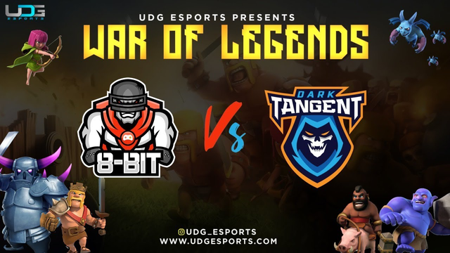 #UDG #COC #8Bit #DT UDG Esports Presents | War of Legends | Caster :- Mighty Manjeet