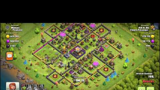 looted 700000  with 2stars Only goblins #coc clash of clans