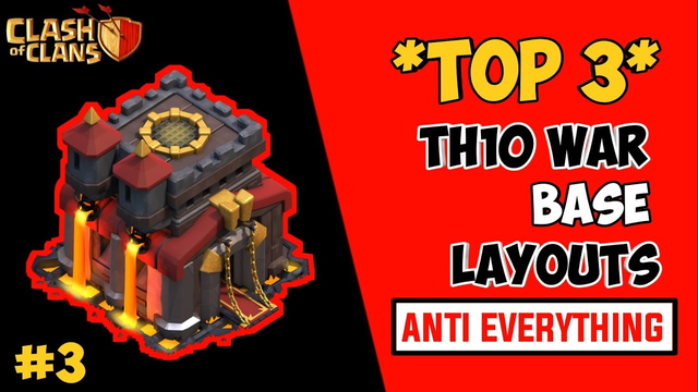 TH10 Best War Base Layouts with 'LINKS' 2020 - Clash of Clans | Anti Everything - COC