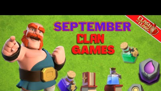 September 2020 clan games reward information |clash of clans CG rewards |Malayalam| Ajith010 GAMING