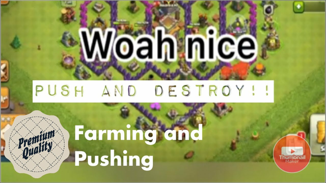Push, Farm and Destroy| Clash of Clans| Th8 F2P