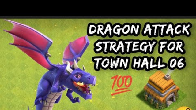 Best Dragon Attack Strategy for Town Hall 06 | Hybrid Attack | Clash of Clans | SSK Gaming 721