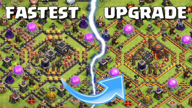 Fastest Upgrade in COC - Clash of clans