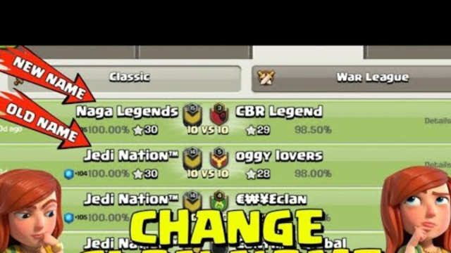 HOW TO CHANGE CLAN NAME IN COC LIVE PROOF! - Clash Of Clans