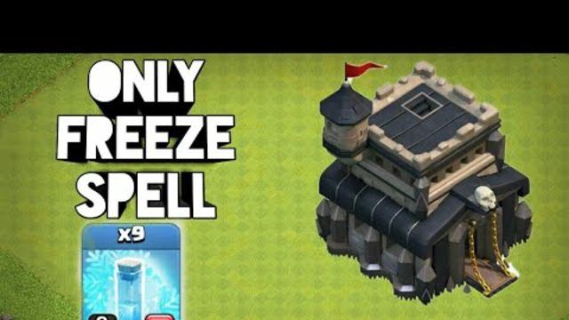 Only freeze spell challenge | clash of clans