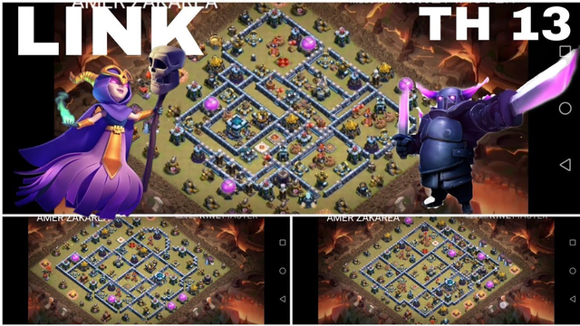 Clash of clans TOP 3 BEST WAR BASE TH 13 +LINK 2020 CLASH OF CLANS