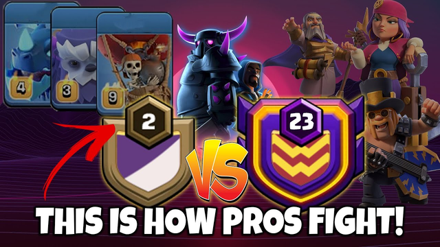 Clan Level 2 vs Clan Level 23 PRO fight ! Best 3 Star War Attack Strategy TH13 - How to 3tar | CoC