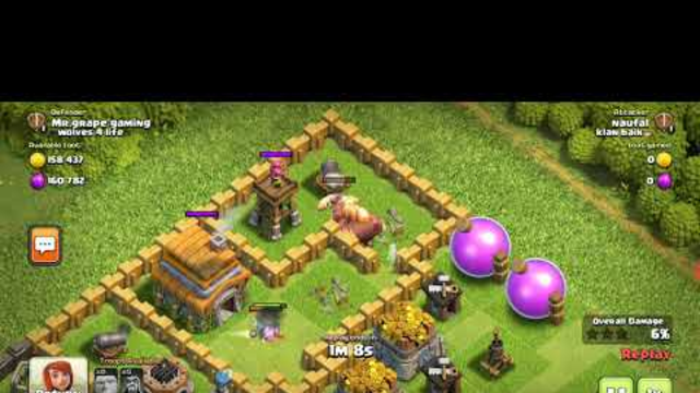 Raiding peoples bases in clash of clans