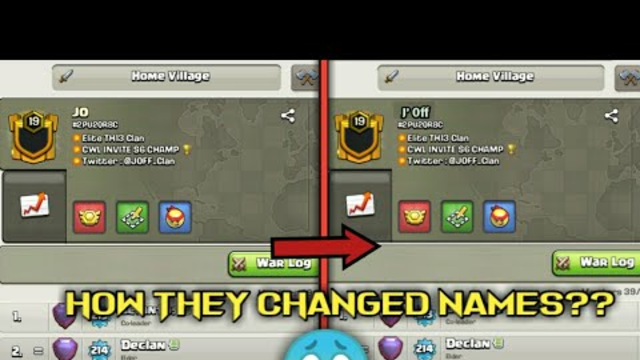 15 Clans who changed their names || Clash of Clans