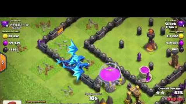 clash of clans home village attacks video number 4