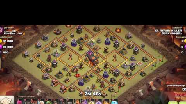 Clash of Clans  Attack tips  Th 10 legend league war attack