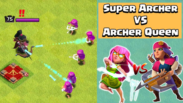 Super Archer Vs Archer QUEEN | Clash of Clans Gameplay