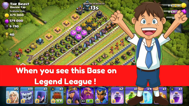 Loot Base in Legend League | Clash Of Clans | Farming Attack | COC | #COC23