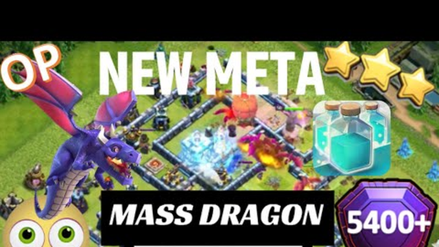NEW OP META | The Mass Dragon Clone Strategy Is Wrecking Every Base Design | Clash Of Clans