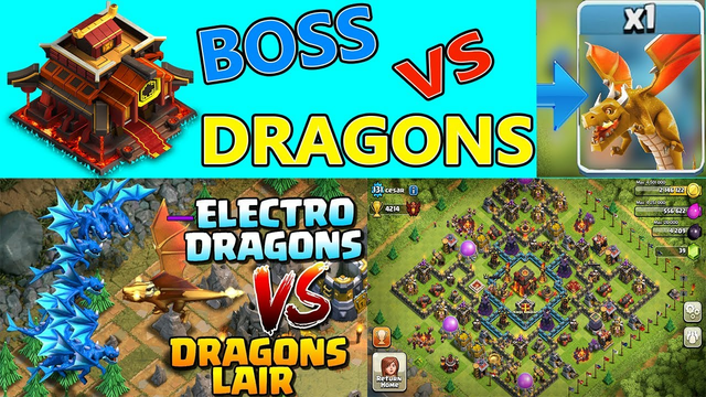 BOSS DRAGON vs ELECTRO DRAGON | Clash Of Clans Gameplay! - MrMana