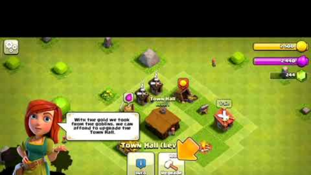 Playing Clash of Clans First Time.
