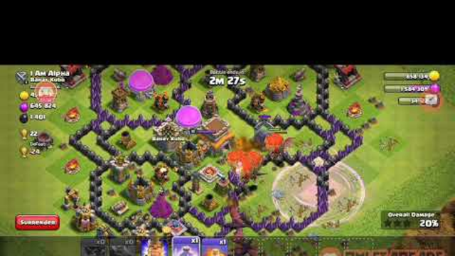 Attack strategy for loot in TH8 -clash of clans