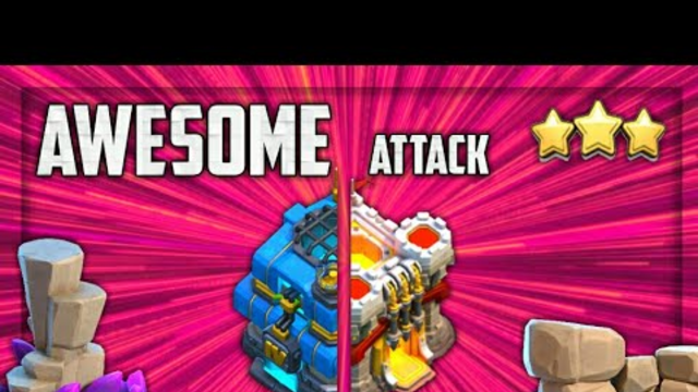 TH12 & TH11 Attack  (Zap + Hybrid + Super Witch + PEKKA) clash of clans attack talented player coc