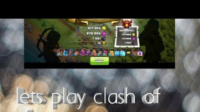 lets play clash of clans