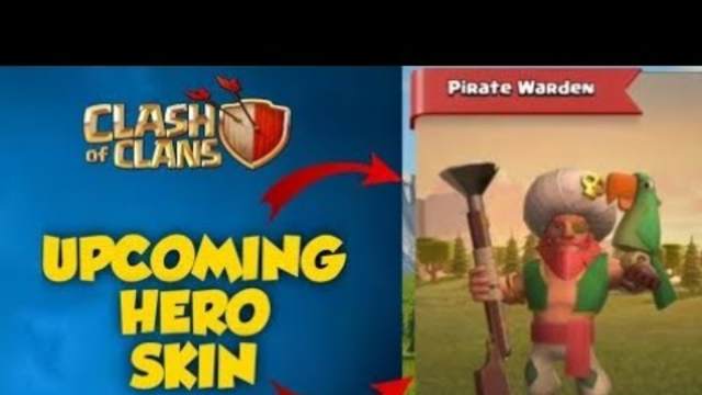 Pirate Warden | New Skin | October Month Gold Pass | Clash of clans | Coc Hunter's |
