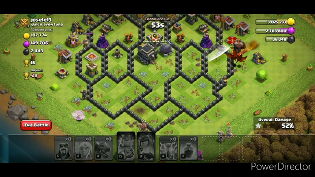 Clash of clans atack and upgrading king by Android gaming