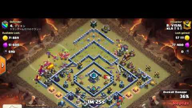 Attach Town hall 13 Clash of clans