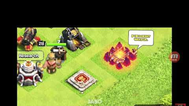 Clash of clans funny moment