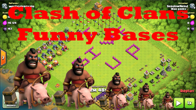 Clash of Clans - Funny/Easy/Weird Troll bases | Easy gold, elixir and dark elixir