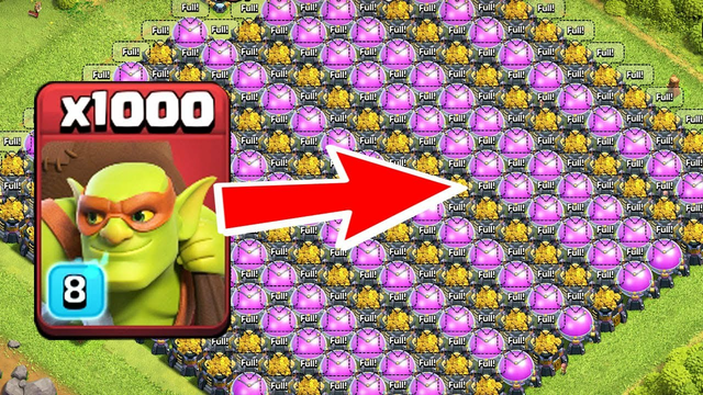 The Most Satisfying Funny Raid Ever In Clash Of Clans | Goblin Unlimited Troops