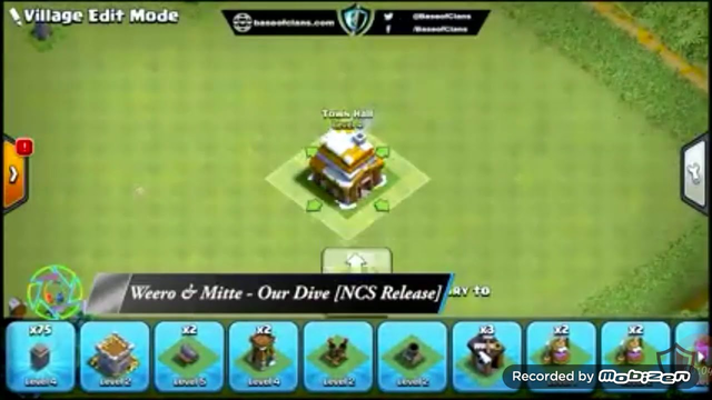 TH 4 Max base / coc Clash of clans /1 star base Town Hall 4