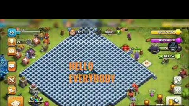 Attacking with 50 electric dragons (Clash of clans )