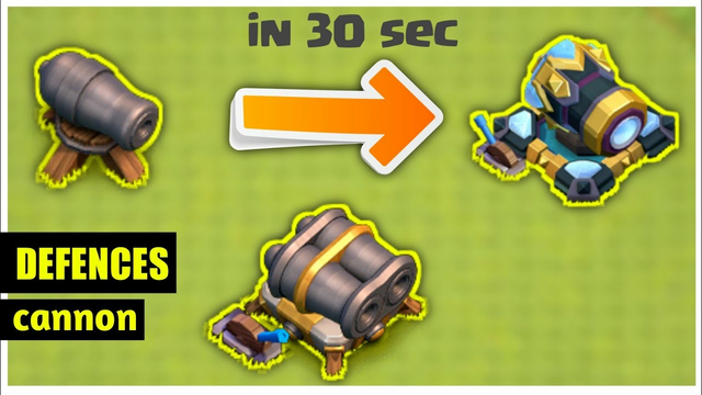 upgrade all buildings in clash of clans | Maxing cannon | Maxing All defences | clash of clans